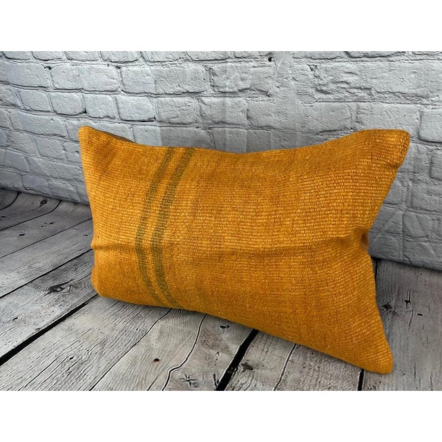 Vintage Pillow Case Turkish Hemp Pillow Decorative Hemp Pillow Dry cleaning only. PILLOW INSERT IS NOT INCLUDED