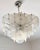 Mid-Century Modern Italian Murano Glass and Nickel Chandelier by Carlo Nason for Mazzega, 1970s For Sale - Image 3 of 17