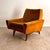 Mid-Century Modern Italian Ochre Velvet Chairs, 1950s, Set of 2 For Sale - Image 3 of 17