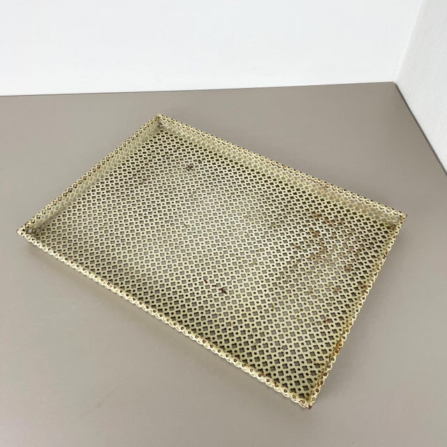 French Metal Tray Rigituelle by Mathieu Matégot, 1950s For Sale - Image 6 of 18