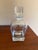 This listing is for a vintage, crystal whiskey decanter with stopper.
