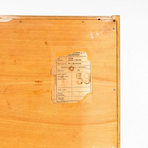 Small Vintage Shelved Sideboard from Up Zavody, 1960s For Sale - Image 9 of 10