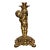 Vintage Hollywood Regency Brass Cherub Lamp W/ Slag Glass Shade – 1970s Loevsky & Lovesky For Sale