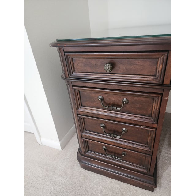 English Liberty Furniture Partner Desk For Sale - Image 3 of 6