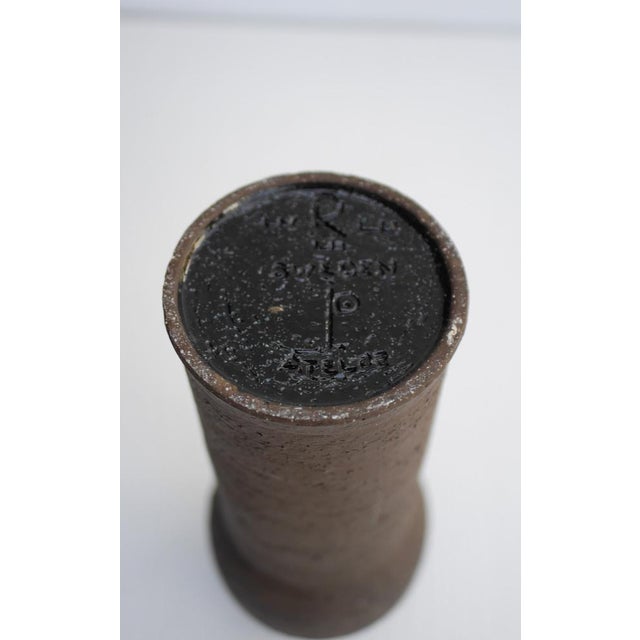 Brutalist Art Ceramic Vase by Inger Persson for Rörstrand For Sale - Image 5 of 15