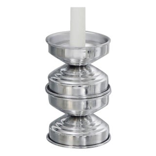RL 05 Maxi Candleholder in Polished Aluminum by Caspal For Sale