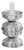 RL 05 Maxi Candleholder in Polished Aluminum by Caspal For Sale