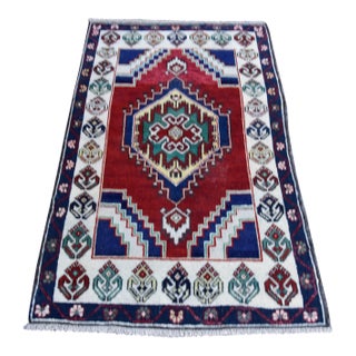1980s Turkish Vintage Luxury Traditional Hand Knotted Oushak Rug For Sale