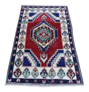 1980s Turkish Vintage Luxury Traditional Hand Knotted Oushak Rug