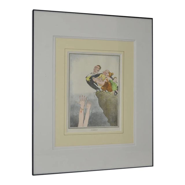 "The Bachelor" by HM Bateman Framed Print For Sale