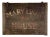 Charming Antique Wood Trade Sign Advertising "Mary Lyon 1818 House" Double Sided For Sale