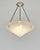 Hettier et Vincent & Verreries des Hanots A rare French art deco pendant by Hettier & Vincent in nickel plated bronze or...