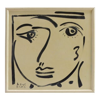 1976 Self Portrait Painting by Peter Keil For Sale