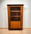 Elegant, unadorned biedermeier bookcase in walnut sid wood and veneer from austria circa 1825. solid walnut corpus with...