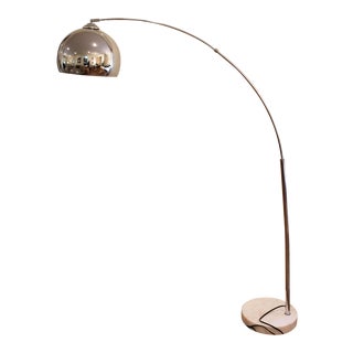 Silver Arc Floor Lamp For Sale