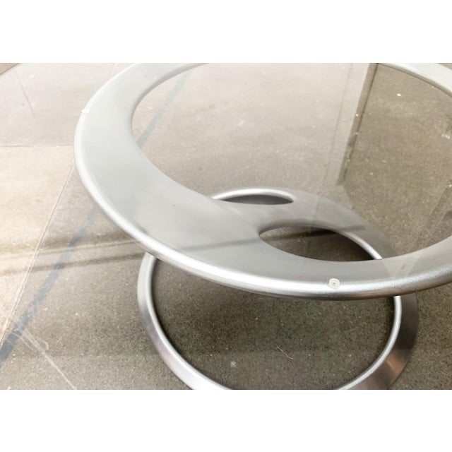 Silver Mid-Century German Space Age Couch Table by Knut Hesterberg for Ronald Schmitt, 1960s For Sale - Image 8 of 18