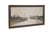 Victorian Late 19th Century Antique George William Bohde Dutch Riverscape Sailboats Etching 22", Framed For Sale - Image 3 of 9