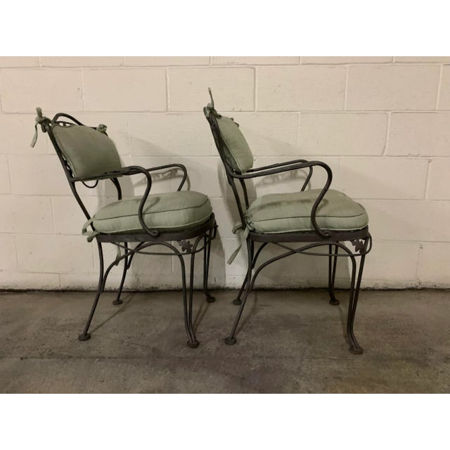 Vintage French Style Bistro Table & 2 Chairs Chairish