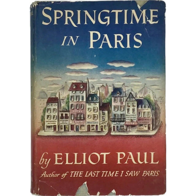 Springtime in Paris by Elliot Paul Hardcover Book 1950 1st Edition For Sale - Image 12 of 12