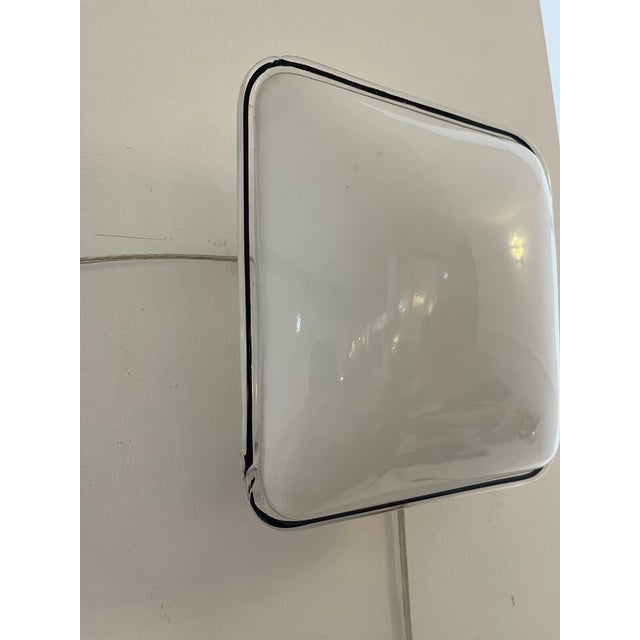 White Vintage Murano Wall Lights, 1960s, Set of 2 For Sale - Image 8 of 11
