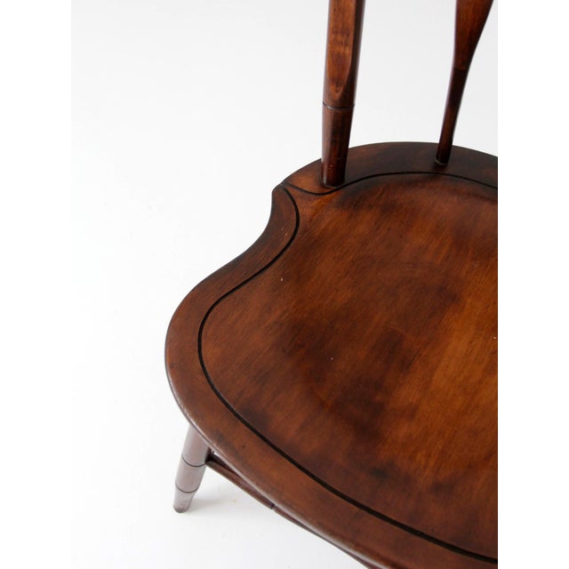 Vintage Windsor Side Chair For Sale - Image 4 of 12
