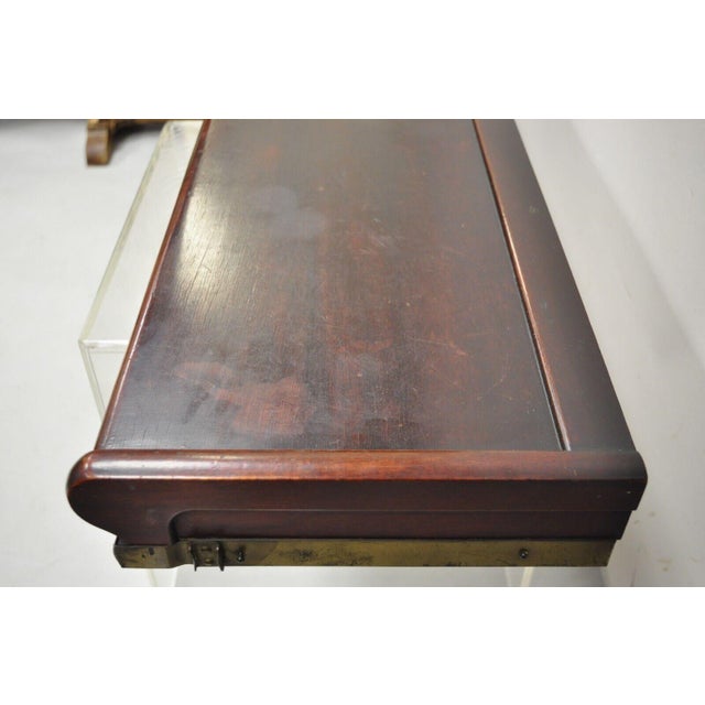 Globe Wernicke Grade 598 1/2 Mahog Barrister Lawyer Bookcase Corner Top