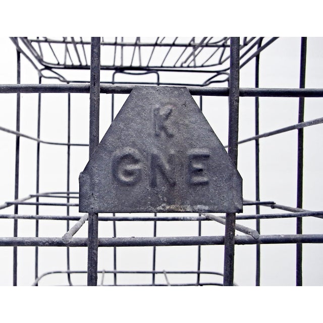 Vintage Bottle Cages, 1960s, Set of 7 For Sale - Image 11 of 14