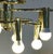 Mid-Century Modern Space Age 10-Light Brass Ceiling Lamp by Honsel Leuchten for Sölken Leuchten, Germany, 1970s For Sale - Image 10 of 18