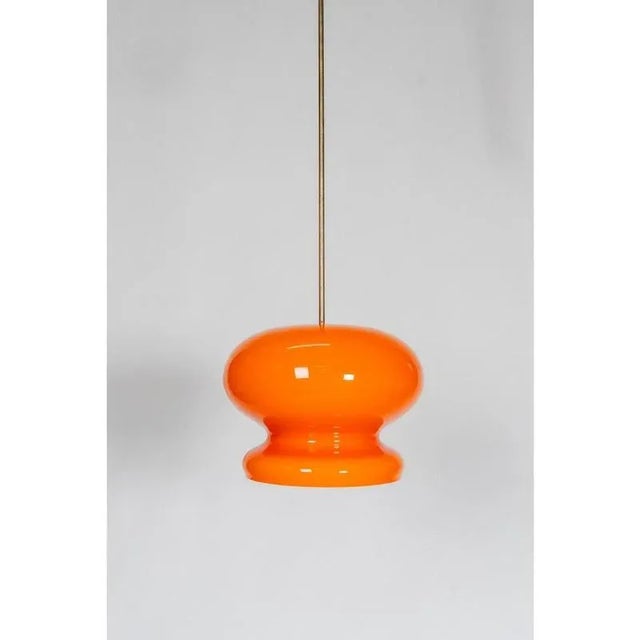Vintage Orange Pendant, 1970s For Sale - Image 3 of 3