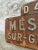 Vintage French Place Name Sign Messey-Sur-Grosne For Sale - Image 9 of 12