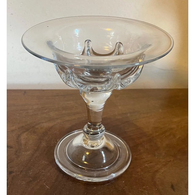 Antique 19th Century Anglo Irish Glass Footed Compote or Sweetmeat Dish For Sale - Image 10 of 13