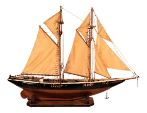 Hand Built Pond Yacht Model