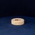Postmodern Italian Round Travertine and Copper-Toned Metal Ashtray, 1970 For Sale - Image 3 of 18