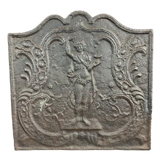 19th Century Cast Iron Fireplace Set, Set of 3 For Sale