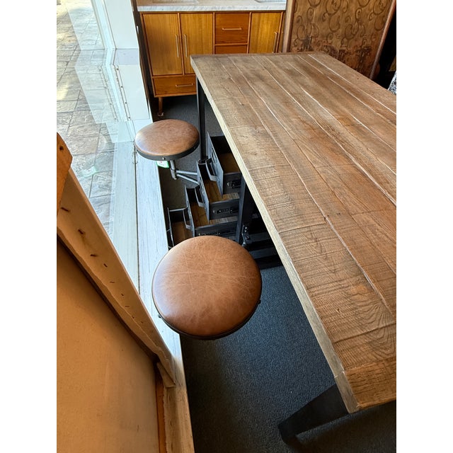 Four Hands Rupert Industrial Architect Work Table Desk | Chairish