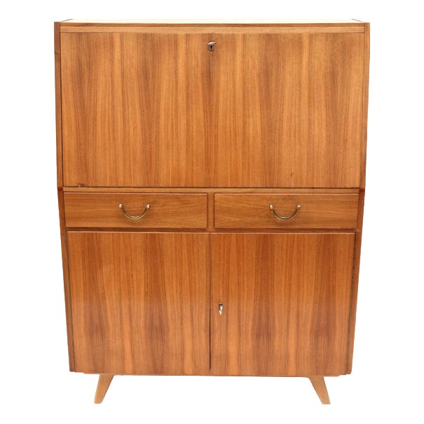 Vintage Secretaire with Drawers, 1960s For Sale