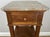 Antique French Oak Bedside Table with Marble Top For Sale - Image 4 of 9