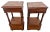 Late 19th Century Antique French Renaissance Revival Nightstands Marble Top Commode Bed Cabinets For Sale - Image 5 of 12