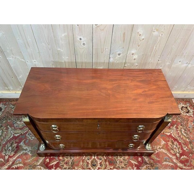 Wood Empire Chest of Drawers For Sale - Image 7 of 9