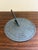 Late 20th Century Vintage English Country Iron Verdigris Garden Sundial "Grow Old Along With Me" For Sale - Image 5 of 6
