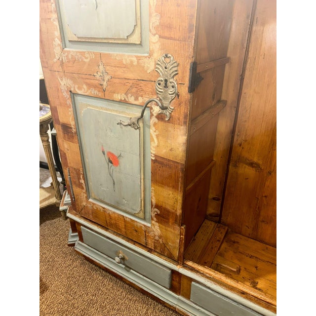 Austrian Wedding Armoire, 18th Century For Sale - Image 9 of 18