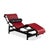 Cassina Bauhaus LC 4 Leather Chaise Lounge in Red by Le Corbusier for Cassina For Sale - Image 4 of 16