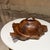 Brown Studio Craft Handcrafted Walnut Wooden Bowl Js Greenwald Mid-Century For Sale - Image 8 of 9