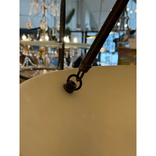 Faux Alabaster Bowl Pendant For Sale - Image 9 of 12