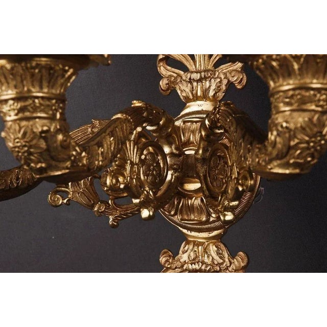 Empire Wall Light in Cast Bronze For Sale - Image 4 of 10