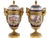 1880s Sevres Style Rococo Blue Porcelain Urns-Pair For Sale - Image 10 of 10