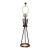 Small Mid-Century Modern Tripod Table Lamp For Sale