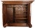 Antique Wave Cabinet in Oak, 1750 For Sale - Image 4 of 18