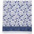 Birds on Vine Twin-XL Bed Blue Flat Sheet For Sale - Image 6 of 6