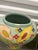 Contemporary Hand Painted Floral Colorful Ceramic Ginger Jars With Lids - A Pair For Sale - Image 3 of 8